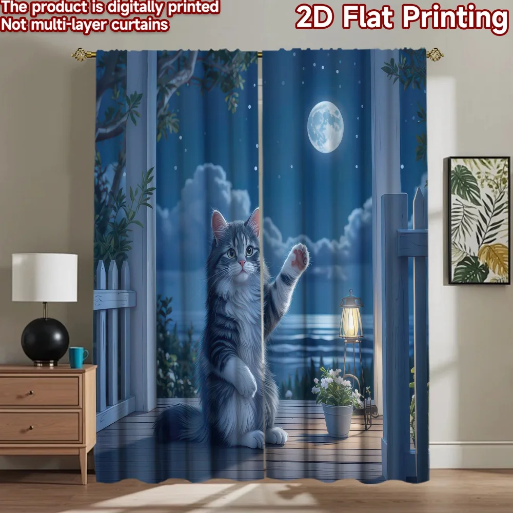 1pc 2D flat Photography Backdrop Photography Banner Cat Under Moon 100% Polyester Vibrant Reunion for Bedroom decorations for
1pc 2D flat Photography Backdrop Photography Banner Cat Under Moon 100% Polyester Vibrant Reunion for Bedroom decorations for