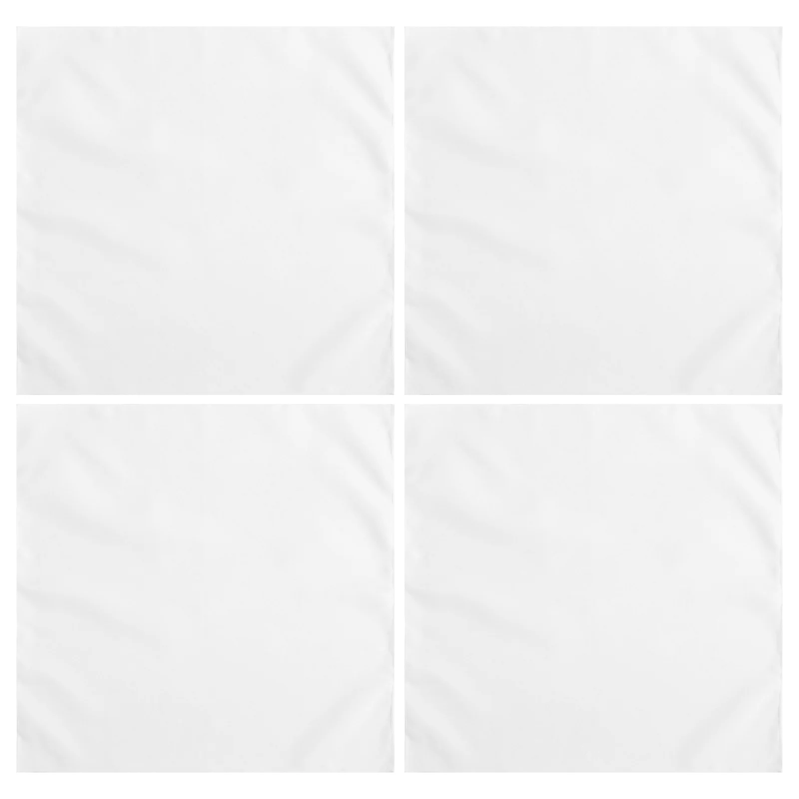 4Pcs White Cloth Napkins 17x17inch Reusable Washable Polyester Fabric Napkins Party Wedding Banquet Table Setting
4Pcs White Cloth Napkins 17x17inch Reusable Washable Polyester Fabric Napkins Party Wedding Banquet Table Setting