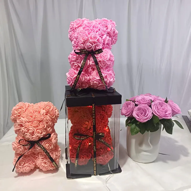 New Rose teddy Bear Mother's day Foam Flower 25cm bear Wedding Valentine's Day birthday babyshower creative party home decor
New Rose teddy Bear Mother's day Foam Flower 25cm bear Wedding Valentine's Day birthday babyshower creative party home decor