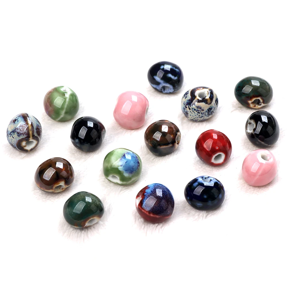 6Pcs/Bag 14MM Ceramic Round Dispersed Beads DIY Handmade Bead Material Bracelet Necklace Jewelry Loose Bead Accessories
6Pcs/Bag 14MM Ceramic Round Dispersed Beads DIY Handmade Bead Material Bracelet Necklace Jewelry Loose Bead Accessories