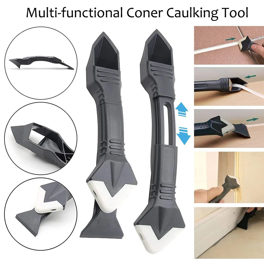 5 in 1 Metal Head Shovel Glue Tool Kit: Silicone Spatula, Caulk Remover, Grout Removal, Sealant Finishing & Corner Scrap
5 in 1 Metal Head Shovel Glue Tool Kit: Silicone Spatula, Caulk Remover, Grout Removal, Sealant Finishing & Corner Scrap
