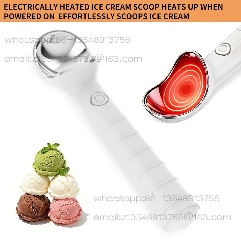 Stainless steel heating ice cream digging spoon Electric heating ice cream spoon Heating self-melting digging ball
Stainless steel heating ice cream digging spoon Electric heating ice cream spoon Heating self-melting digging ball