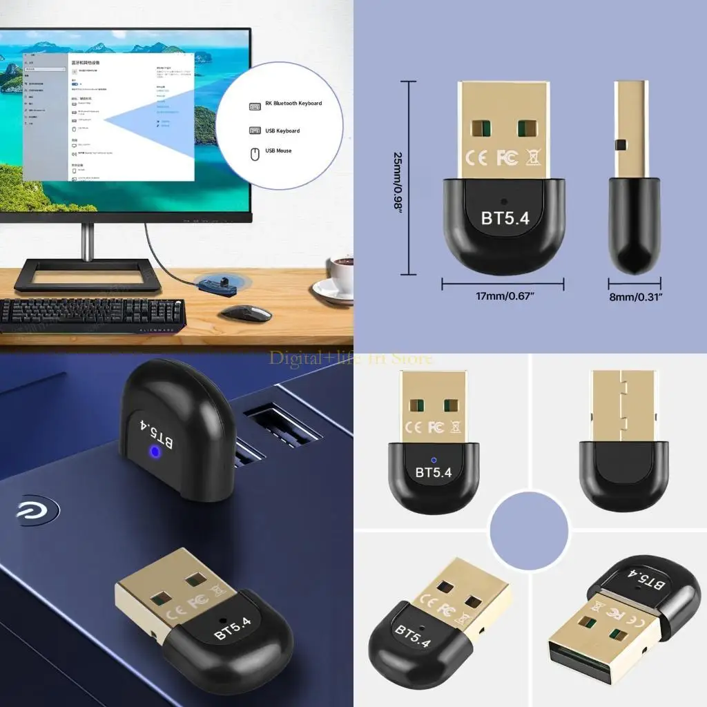 E06D USB -адаптер BluetoothCompatrible5.4 Беспроводной передатчик приемник Golded USB Plugc Fast USB -ключ
E06D USB -адаптер BluetoothCompatrible5.4 Беспроводной передатчик приемник Golded USB Plugc Fast USB -ключ