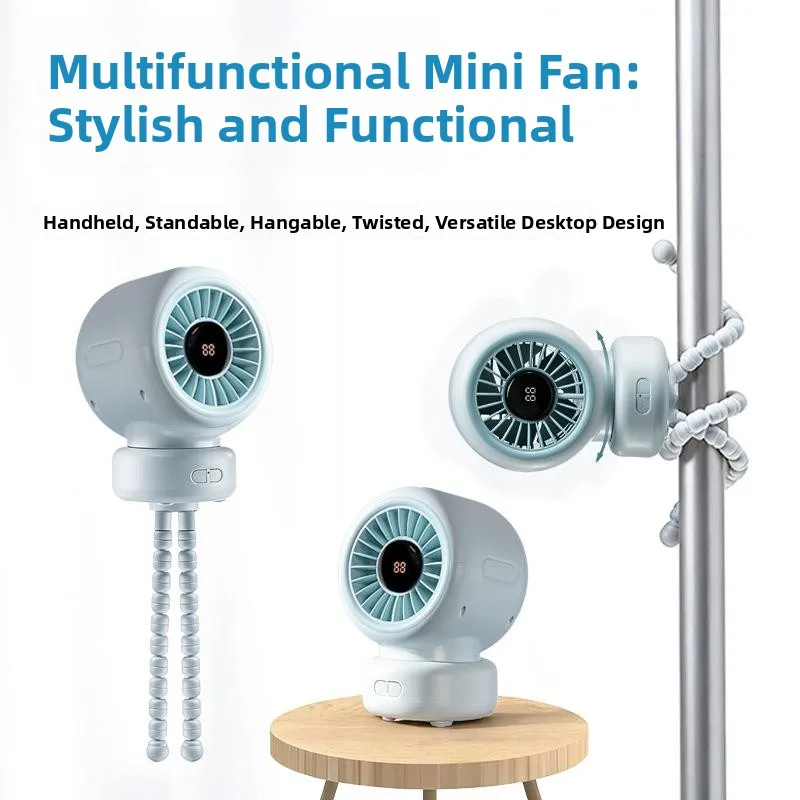 Portable Baby Stroller Fan Outdoor Cooling Handheld Oscillating Tower Fan Octopus Design Compact Size for Office Use
Portable Baby Stroller Fan Outdoor Cooling Handheld Oscillating Tower Fan Octopus Design Compact Size for Office Use