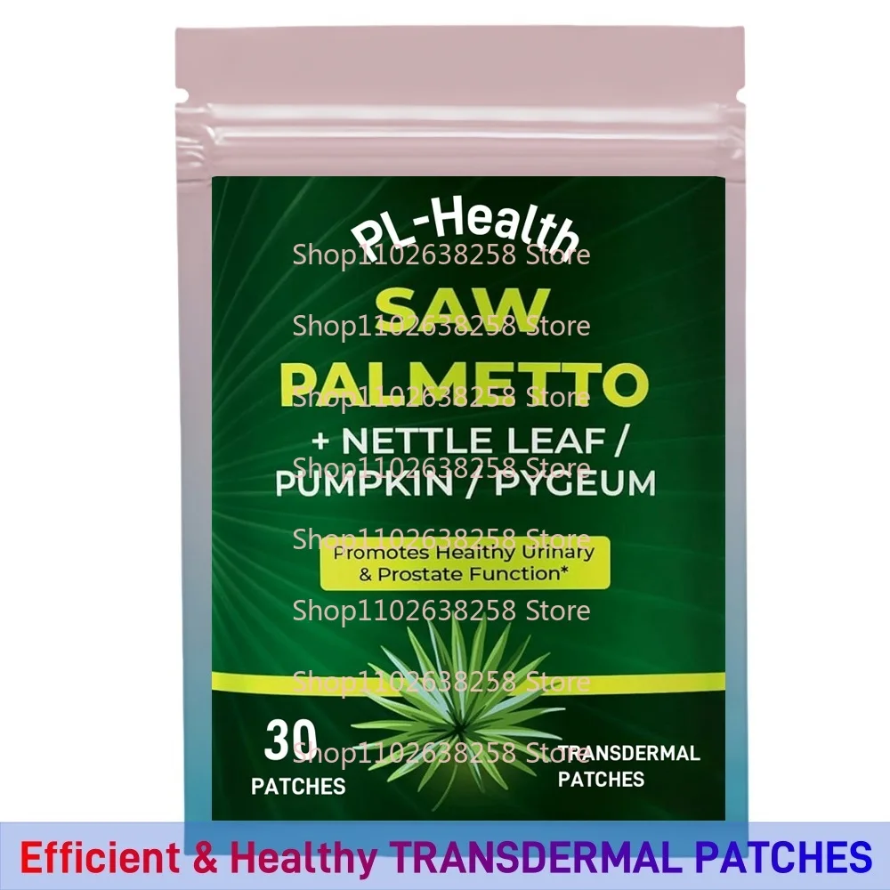 30 Patches Saw Palmetto Transdermal Patches for Men & Women - Promotes Healthy Prostate Function
30 Patches Saw Palmetto Transdermal Patches for Men & Women - Promotes Healthy Prostate Function