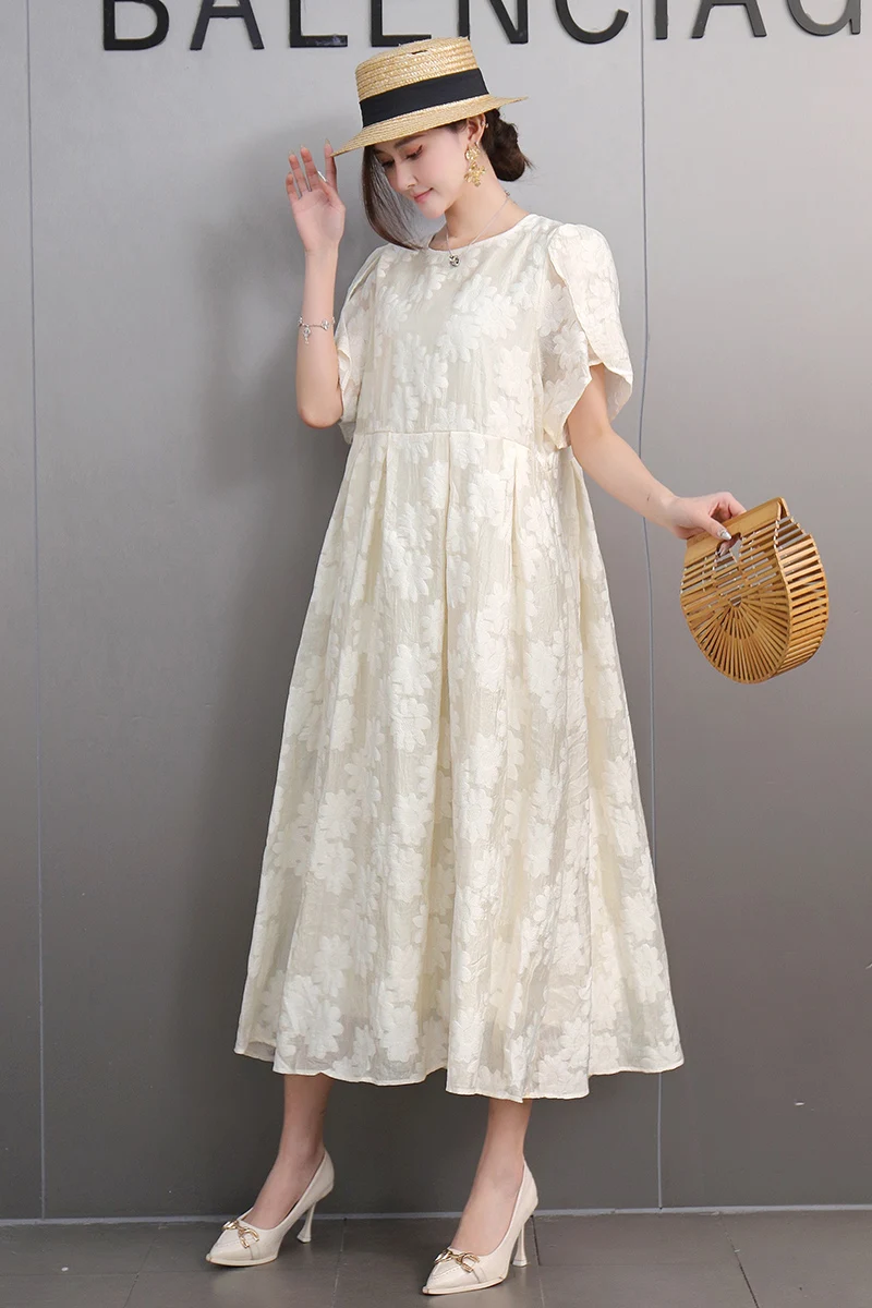 2025 Spring New Elegant Retro Embroidery Loose Shirts Long Dresses Women Fashion Puff Sleeve Dress Wholesale J734
2025 Spring New Elegant Retro Embroidery Loose Shirts Long Dresses Women Fashion Puff Sleeve Dress Wholesale J734