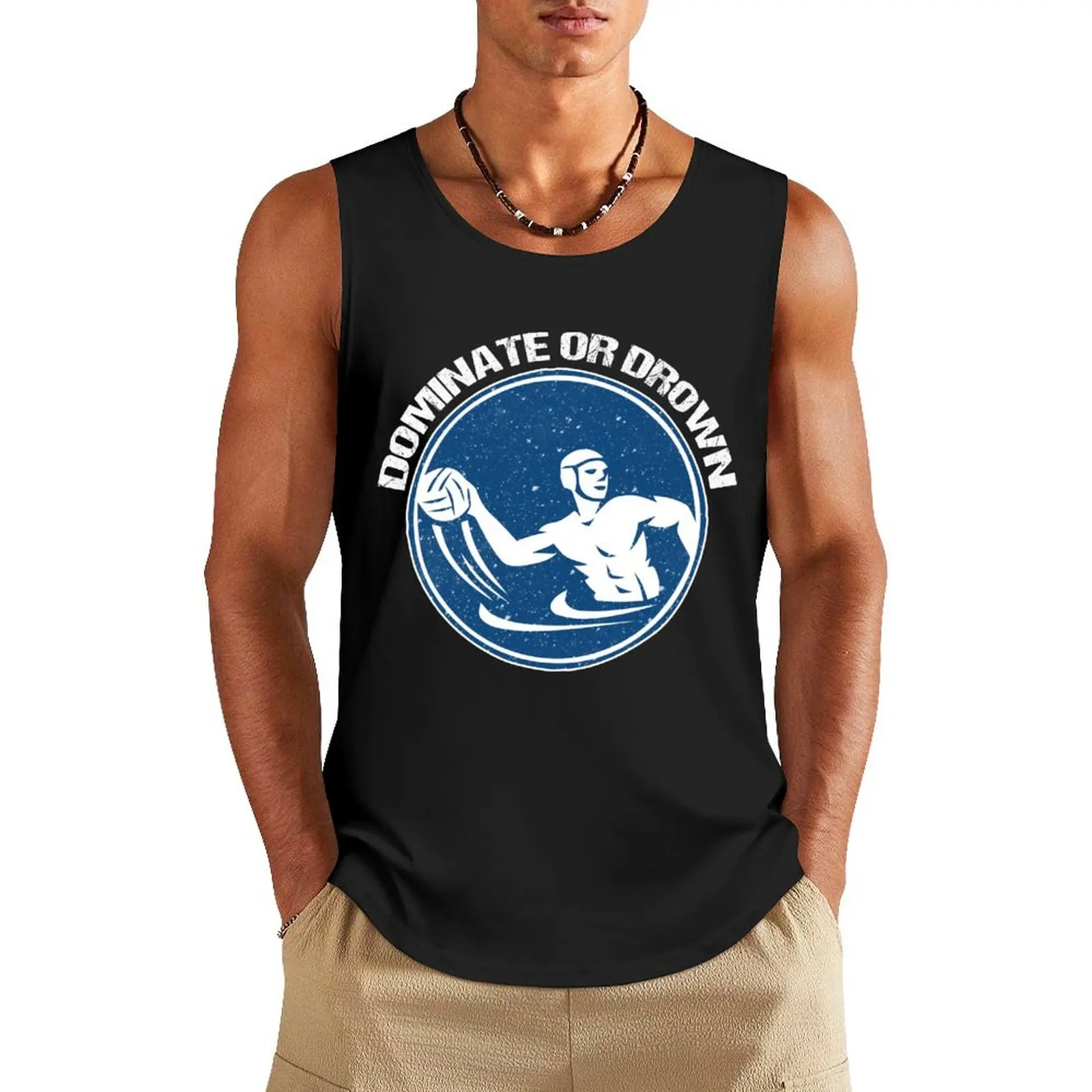 Funny Water Polo Shirt, etc. Dominate or Drown Water Polo Funny Saying Grunge Distressed Vintage Style Tank Top
Funny Water Polo Shirt, etc. Dominate or Drown Water Polo Funny Saying Grunge Distressed Vintage Style Tank Top