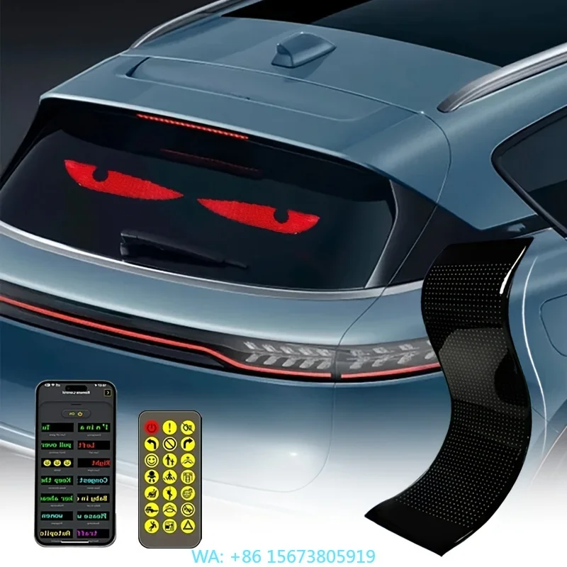 Светодиодная лента P5 для окон автомобиля с дисплеем, управлением через приложение/Bluetooth, водонепроницаемость IP65, многоцветные «дьявольские глазки» для грузовиков/легковых автомобилей
Светодиодная лента P5 для окон автомобиля с дисплеем, управлением через приложение/Bluetooth, водонепроницаемость IP65, многоцветные «дьявольские глазки» для грузовиков/легковых автомобилей