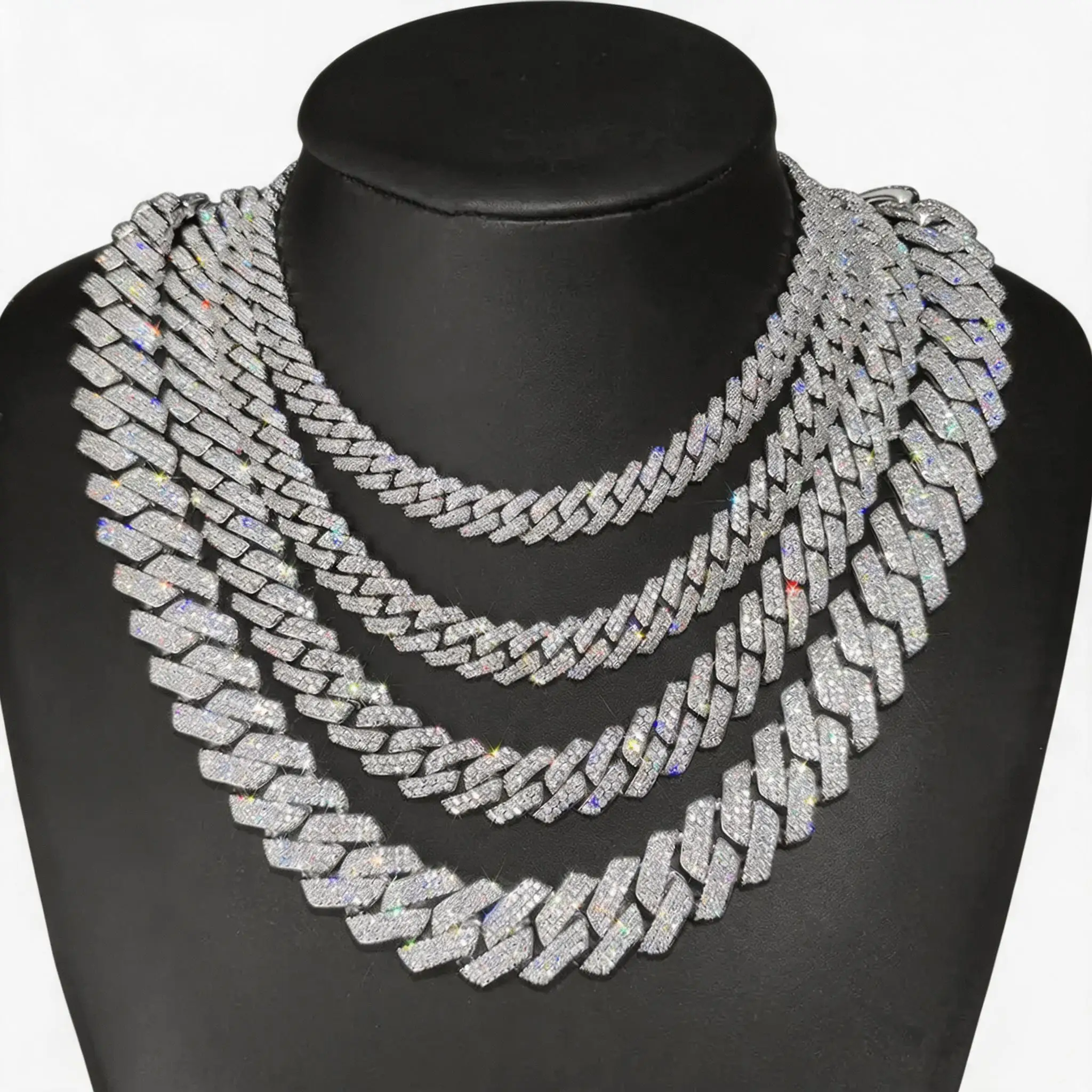 Drop Shipping Hip Hop Cuban Link Chain Necklace Silver/Gold Plated 10-20mm Iced CZ Gift
Drop Shipping Hip Hop Cuban Link Chain Necklace Silver/Gold Plated 10-20mm Iced CZ Gift