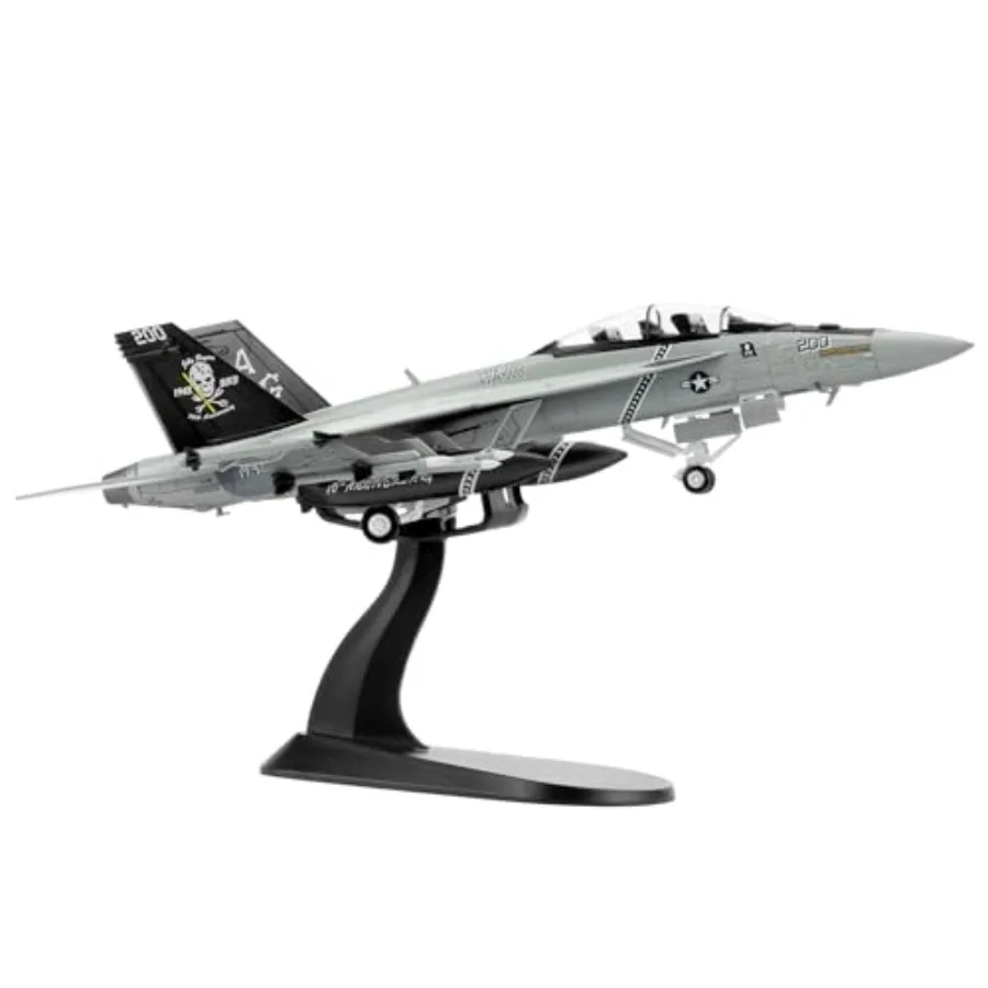 Military model plane for collection and gift: 1:72 F/A-18F Super Hornet alloy fighter, gray, high-detail finish and realistic m
Military model plane for collection and gift: 1:72 F/A-18F Super Hornet alloy fighter, gray, high-detail finish and realistic m