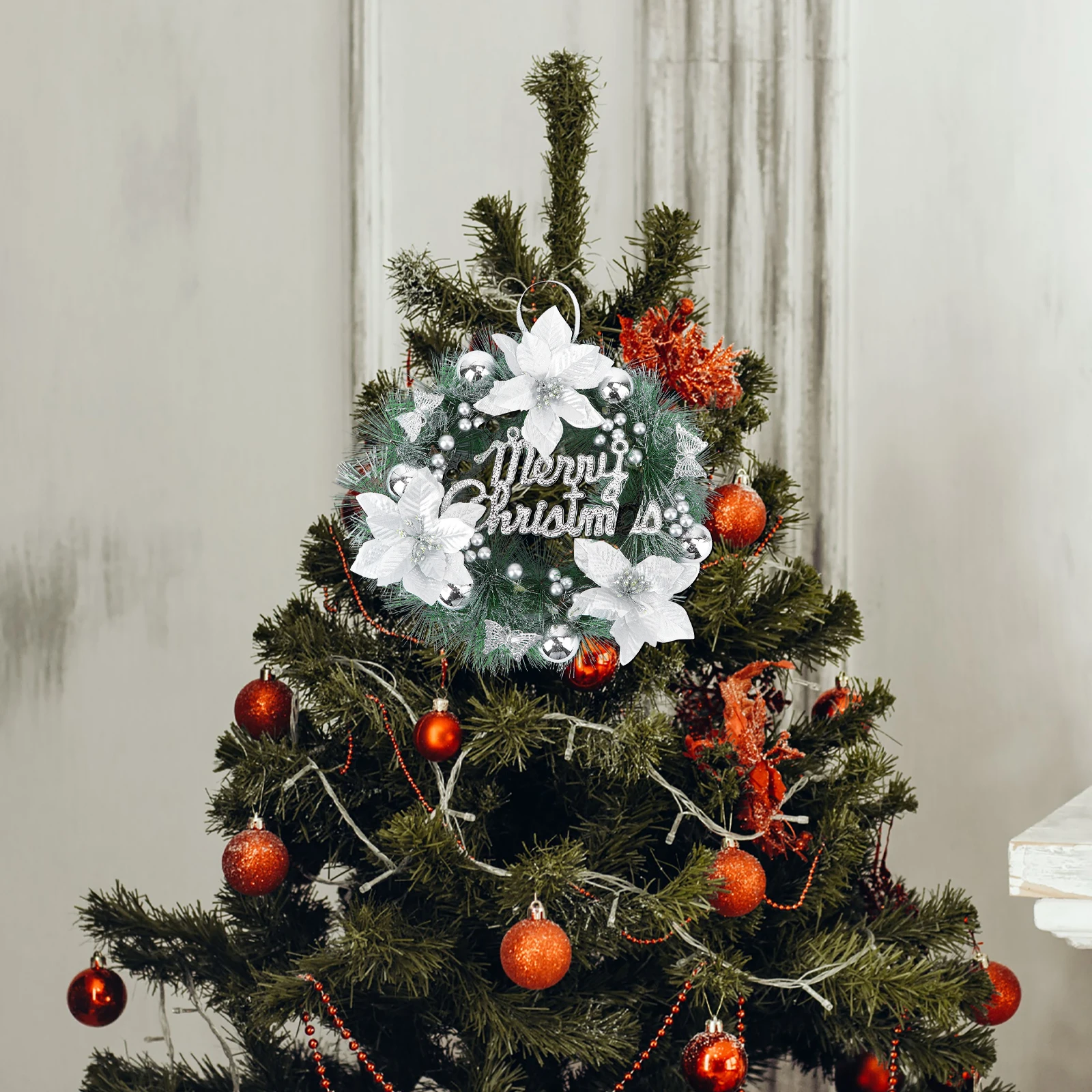 Christmas Wreath Decorations 30cm PVC Material Holiday Door Garland Xmas Wreath Hanging Indoor Outdoor Christmas Elements Party
Christmas Wreath Decorations 30cm PVC Material Holiday Door Garland Xmas Wreath Hanging Indoor Outdoor Christmas Elements Party