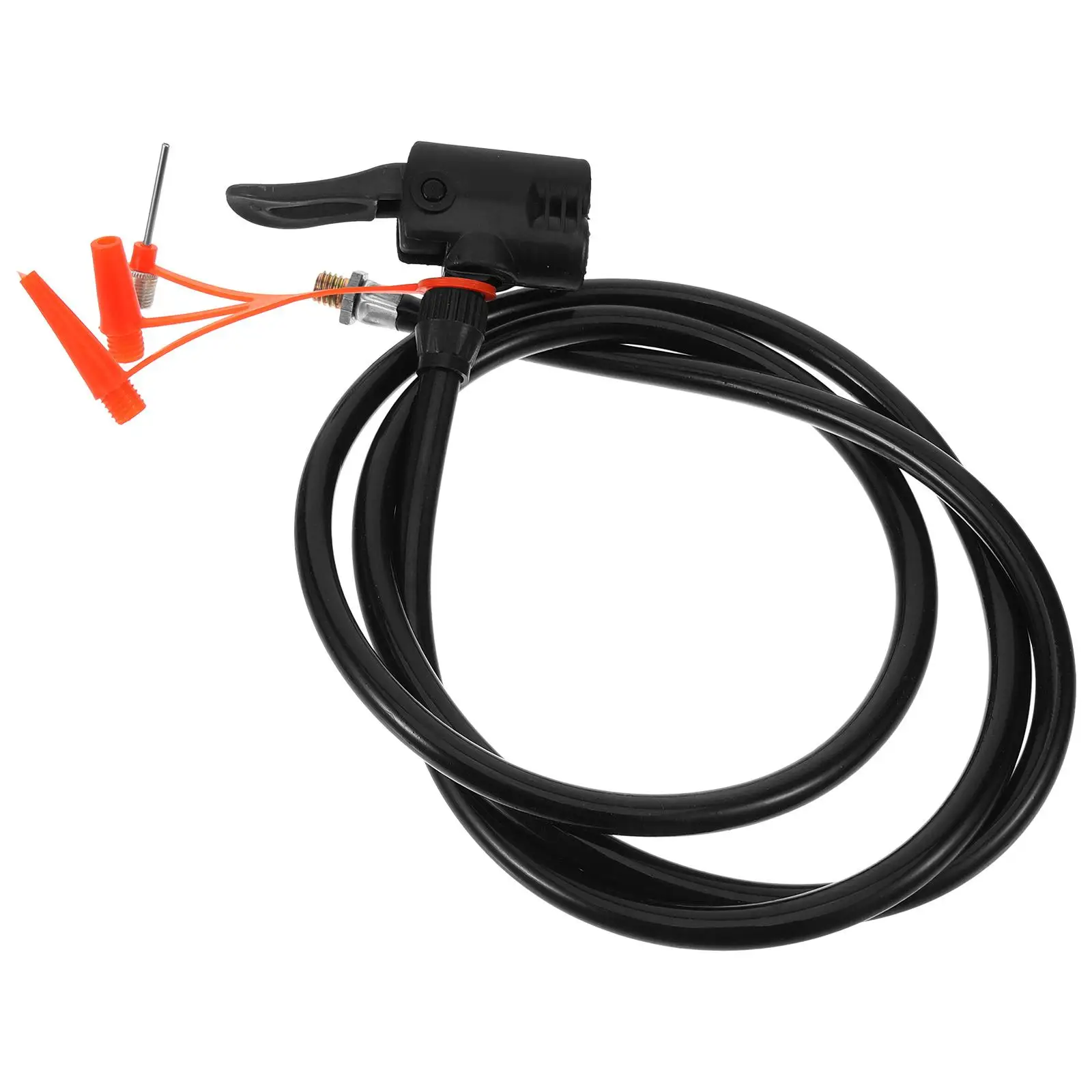 Flexible 125CM Bike Inflation Hose Black Metal Tip Anti Freeze Universal Pump Accessories For Valves Temperature Conditions
Flexible 125CM Bike Inflation Hose Black Metal Tip Anti Freeze Universal Pump Accessories For Valves Temperature Conditions
