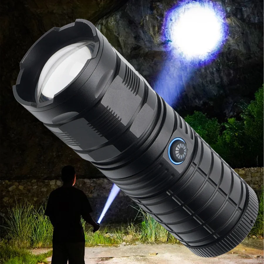 1 PC Telescopic Zoom White Laser Strong Light Flashlight (Built in 3 Batteries 18650, 7500mA Gift Box)
1 PC Telescopic Zoom White Laser Strong Light Flashlight (Built in 3 Batteries 18650, 7500mA Gift Box)