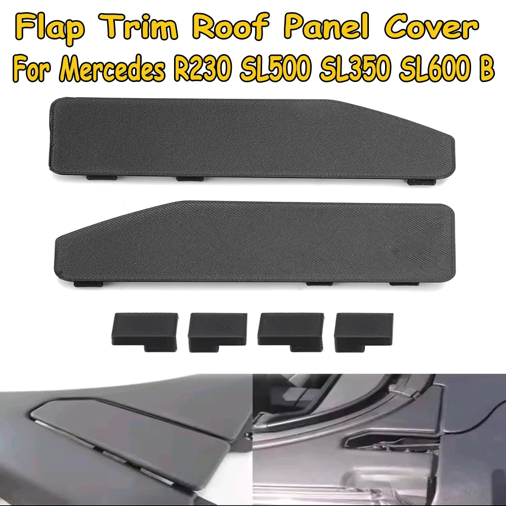 Upgrade For Mercedes R230 SL500 SL350 SL600 B Convertible Top Flap Trim Roof Panel Cover Car Accessories Left & Right
Upgrade For Mercedes R230 SL500 SL350 SL600 B Convertible Top Flap Trim Roof Panel Cover Car Accessories Left & Right