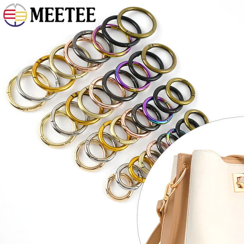 10Pcs 10-38mm O Ring Metal Buckles Carabiner Clip Bag Strap Belt Adjust Snap Hook Keychain Connect Clasp Hardware Accessories
10Pcs 10-38mm O Ring Metal Buckles Carabiner Clip Bag Strap Belt Adjust Snap Hook Keychain Connect Clasp Hardware Accessories