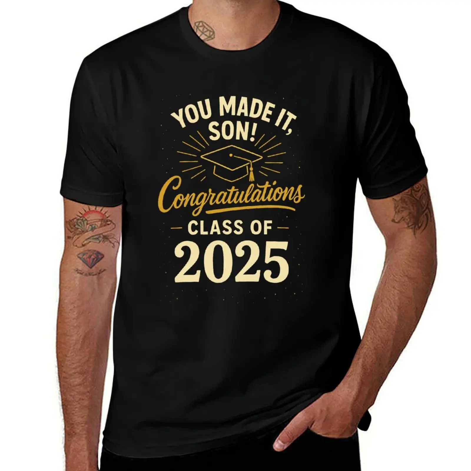 You Made It Son Congratulations Class Of 2025 T-Shirt shirts graphic designer shirts for a boy mens tall t shirts
You Made It Son Congratulations Class Of 2025 T-Shirt shirts graphic designer shirts for a boy mens tall t shirts