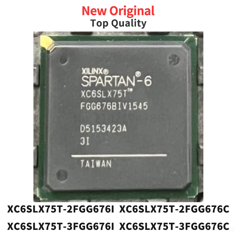 (1 Piece) XC6SLX75T-2FGG676I XC6SLX75T-2FGG676C XC6SLX75T-3FGG676I XC6SLX75T-3FGG676C BGA676 Progammable Chip XC6SLX75T FGG676
(1 Piece) XC6SLX75T-2FGG676I XC6SLX75T-2FGG676C XC6SLX75T-3FGG676I XC6SLX75T-3FGG676C BGA676 Progammable Chip XC6SLX75T FGG676