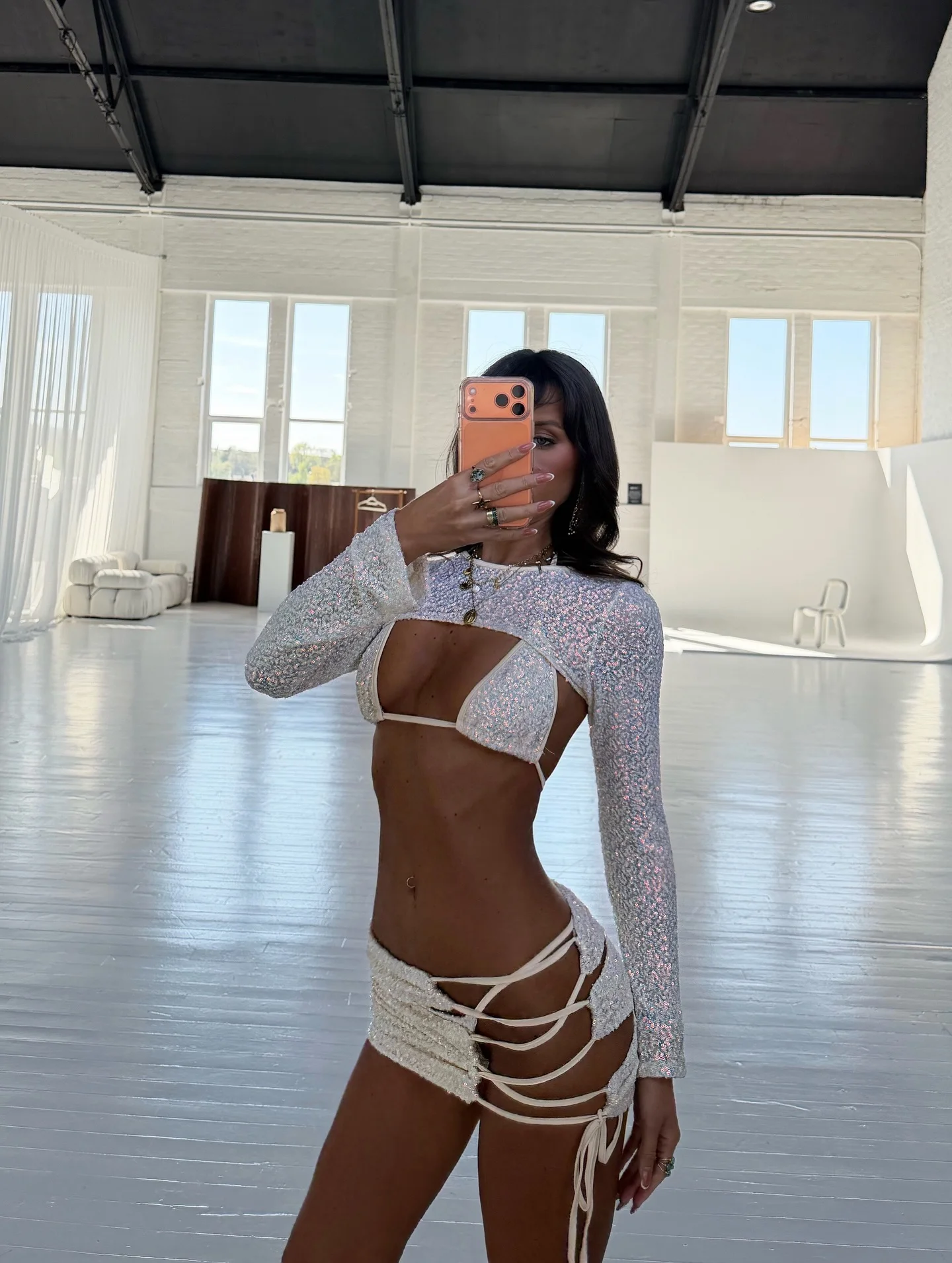 Luxury Triangle Sequin Bikini With Skirt Set Women Swimsuit Fashion Lady Bandage Biquini Swimwear Sexy Mujer Bathing Suit Outfit
Luxury Triangle Sequin Bikini With Skirt Set Women Swimsuit Fashion Lady Bandage Biquini Swimwear Sexy Mujer Bathing Suit Outfit