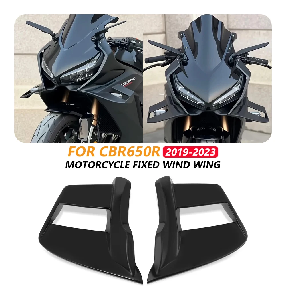 Front Fixed Wing Spoiler For Honda CBR 650R 2019-2023 Side Winglet Wind Fin CBR650R CBR 650 R 2022 2021 Motorcycle Deflectors
Front Fixed Wing Spoiler For Honda CBR 650R 2019-2023 Side Winglet Wind Fin CBR650R CBR 650 R 2022 2021 Motorcycle Deflectors