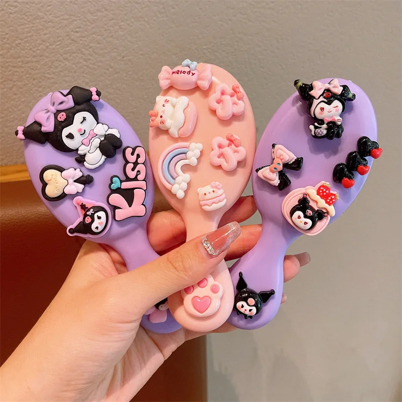 Cute Sanrio Kuromi Hello Kitty Mini Air Cushion Hair Brush Portable Scalp Massage Comb for Kids Girls Long Hair
Cute Sanrio Kuromi Hello Kitty Mini Air Cushion Hair Brush Portable Scalp Massage Comb for Kids Girls Long Hair