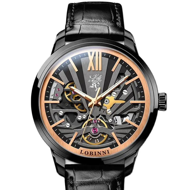 Мужские автоматические механические часы LOBINNI Switzerland Luxury Brand Seagull с сапфировым стеклом, двойным скелетонизированным циферблатом, водонепроницаемостью 50 м, модель L15011
Мужские автоматические механические часы LOBINNI Switzerland Luxury Brand Seagull с сапфировым стеклом, двойным скелетонизированным циферблатом, водонепроницаемостью 50 м, модель L15011