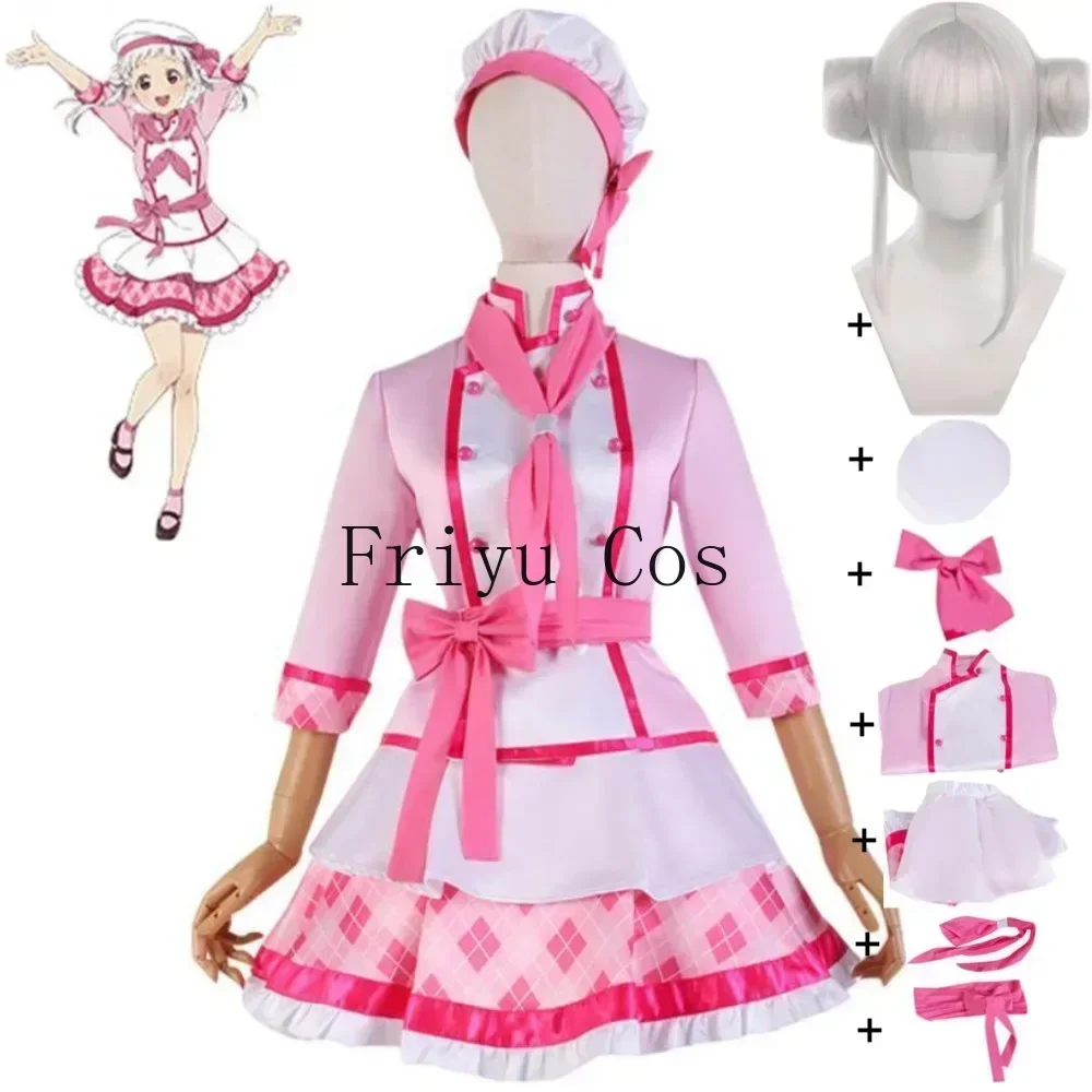 Anime Love Live LoveLive Superstar Liella Arashi Chisato Cosplay Costume Wig Sexy Woman Cook Pink Uniform Hallowen Suit
Anime Love Live LoveLive Superstar Liella Arashi Chisato Cosplay Costume Wig Sexy Woman Cook Pink Uniform Hallowen Suit