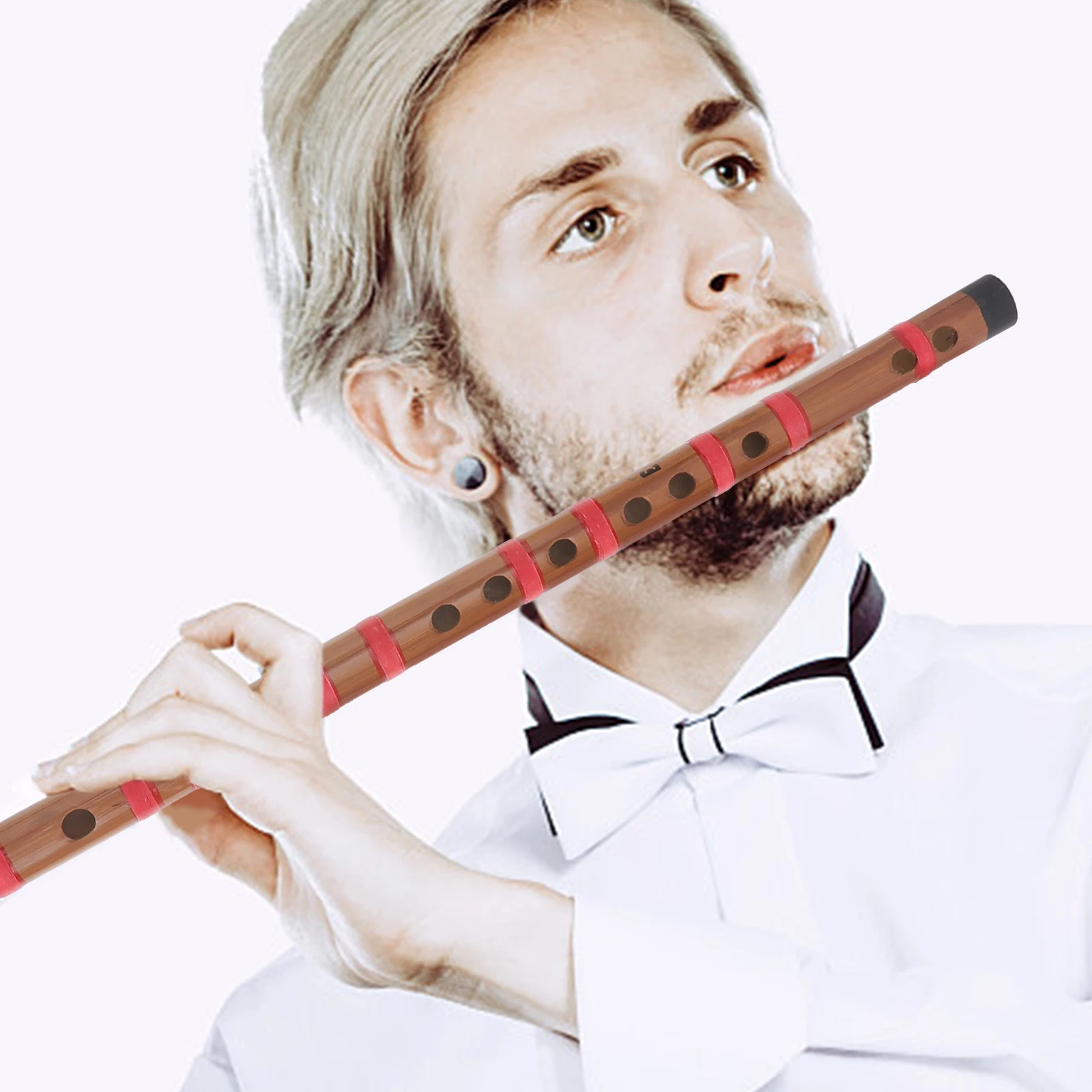 1 pc Wooden Flute for Beginners Students Portable Traditional Musical Instrument Bamboo Flutes Durable Lightweight Accurate Tone
1 pc Wooden Flute for Beginners Students Portable Traditional Musical Instrument Bamboo Flutes Durable Lightweight Accurate Tone