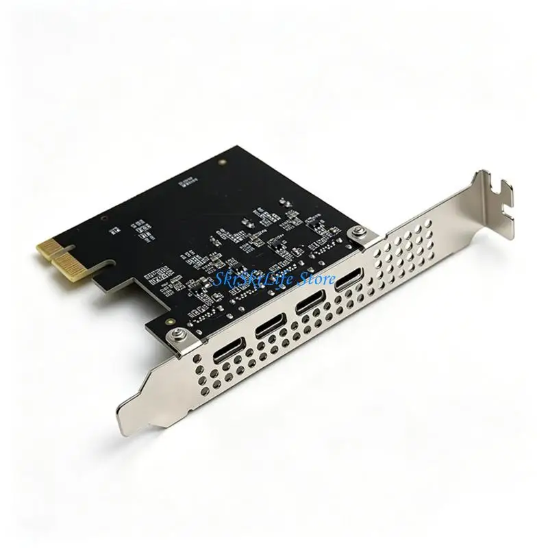 E65E USB3.0 PCIe Card With 4 Type C Connectors Fast Data Transfer 5Gbps Speed
E65E USB3.0 PCIe Card With 4 Type C Connectors Fast Data Transfer 5Gbps Speed