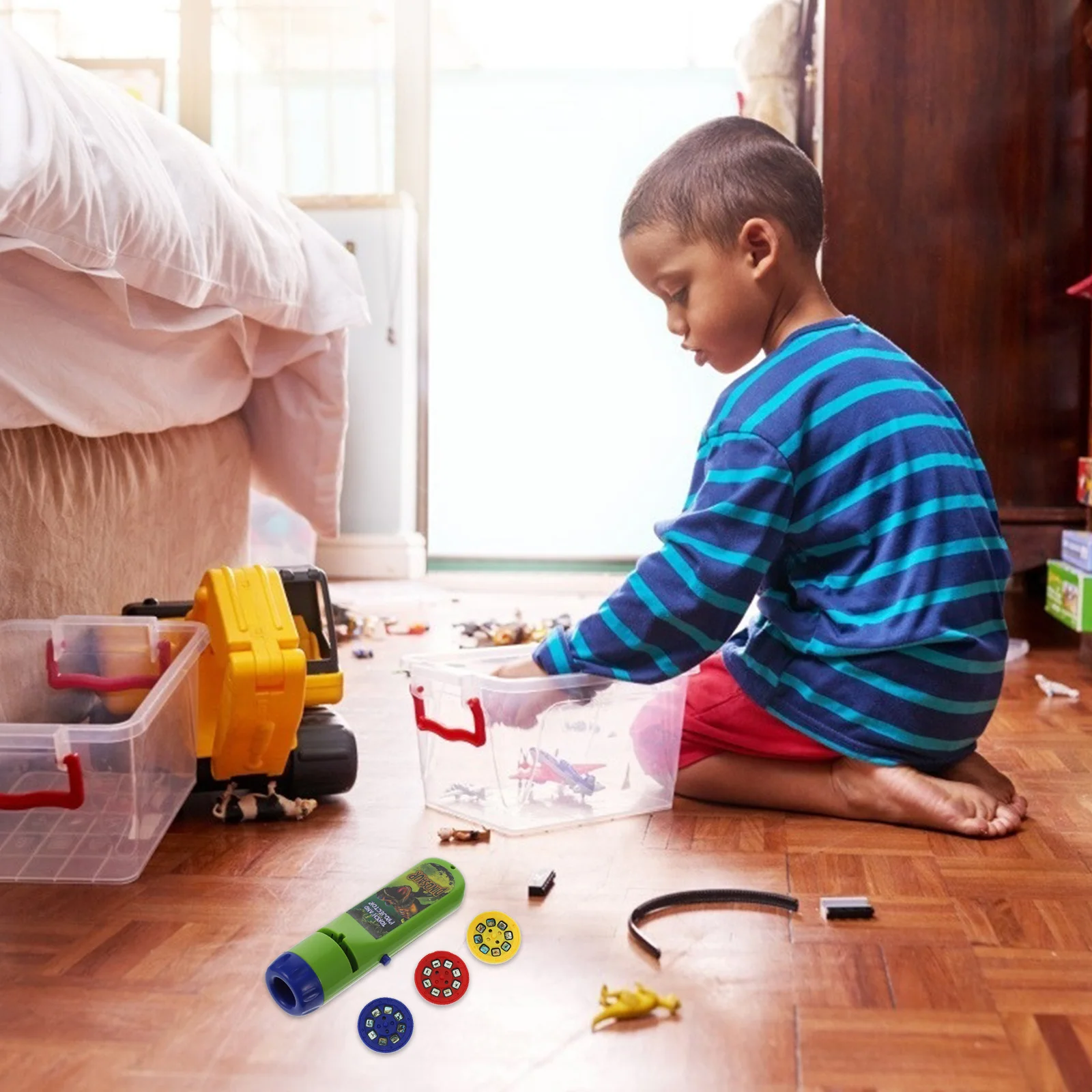 1 set 1 Set Dinosaur Projection Flashlight For Kids Interactive Educational Montessori Learning Hands-On Plaything Smooth Safe
1 set 1 Set Dinosaur Projection Flashlight For Kids Interactive Educational Montessori Learning Hands-On Plaything Smooth Safe