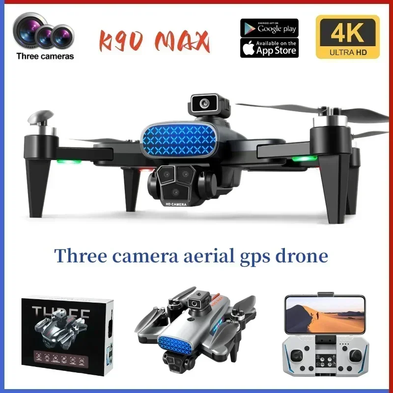 K90 MAX Drone 4K HD Camera Drones GPS Automatic Return Remote Control Aerial Photography Long Range Brushless Dron 1200M
K90 MAX Drone 4K HD Camera Drones GPS Automatic Return Remote Control Aerial Photography Long Range Brushless Dron 1200M