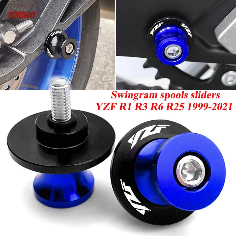 YZF Motorcycle Swingarm Spools M6 Stand Screws CNC Aluminum Motorcycle Accessories for Yamaha YZF R3 R25 R6 R1 R7 2013-2019
YZF Motorcycle Swingarm Spools M6 Stand Screws CNC Aluminum Motorcycle Accessories for Yamaha YZF R3 R25 R6 R1 R7 2013-2019