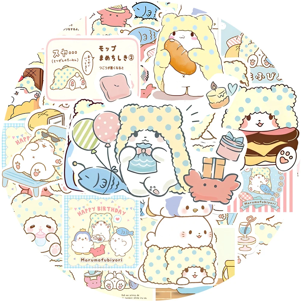 10/30/50pcs Kawaii Marumofubiyori Anime Stickers Sanrio Cartoon Decals Kids Toys DIY Notebook Guitar Phone Cute Graffiti Sticker
10/30/50pcs Kawaii Marumofubiyori Anime Stickers Sanrio Cartoon Decals Kids Toys DIY Notebook Guitar Phone Cute Graffiti Sticker