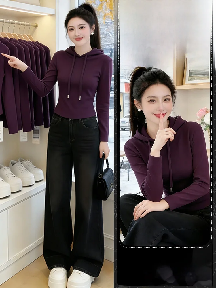Casual Sle Long Sve Pure Cotton Slim Fit T-irt Faionable Versatile Anti-Aging Spring 2026 Commute Sport Daily Ladies
Casual Sle Long Sve Pure Cotton Slim Fit T-irt Faionable Versatile Anti-Aging Spring 2026 Commute Sport Daily Ladies