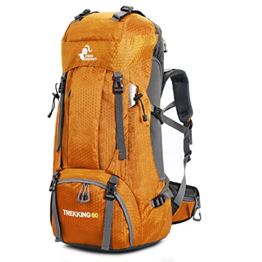 60L Waterproof Hiking Camping Backpack with Rain Cover, Large Outdoor Sport Travel Daypack Rucksack for Climbing
60L Waterproof Hiking Camping Backpack with Rain Cover, Large Outdoor Sport Travel Daypack Rucksack for Climbing