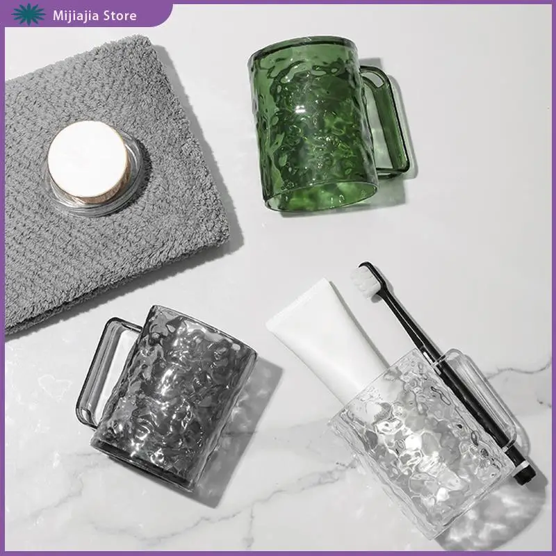 Bathroom Organizer Glacier Pattern Design Mouthwash Cup Anti-Fall With Handle Wear-Resistant Bathroom Toothbrush Cup A 1 PCS
Bathroom Organizer Glacier Pattern Design Mouthwash Cup Anti-Fall With Handle Wear-Resistant Bathroom Toothbrush Cup A 1 PCS