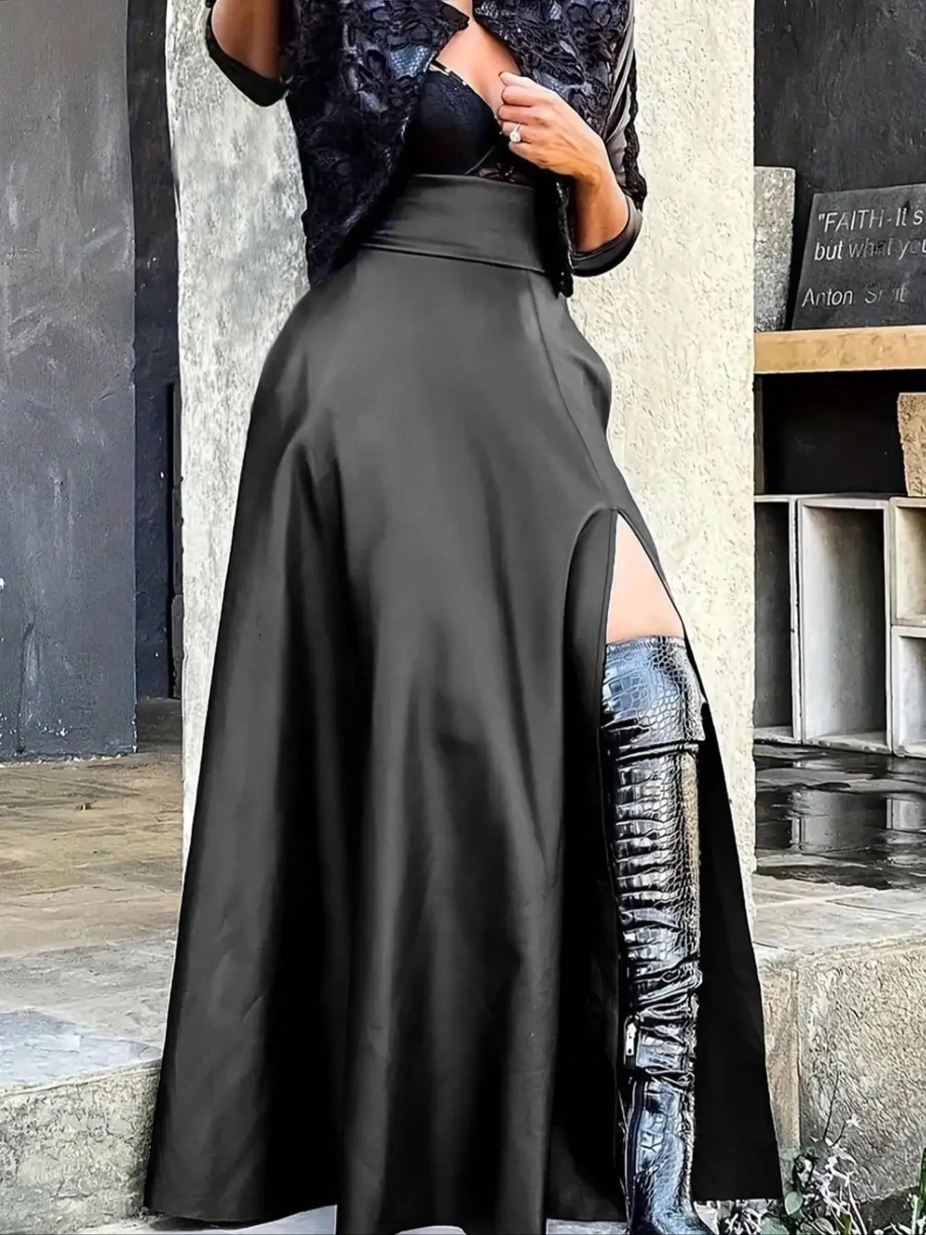 Women's Fashion Street Style Split Hem Skirt, Boho Summer Woven Fabric Knee Length, Fitted Moderate Thickening Design
Women's Fashion Street Style Split Hem Skirt, Boho Summer Woven Fabric Knee Length, Fitted Moderate Thickening Design