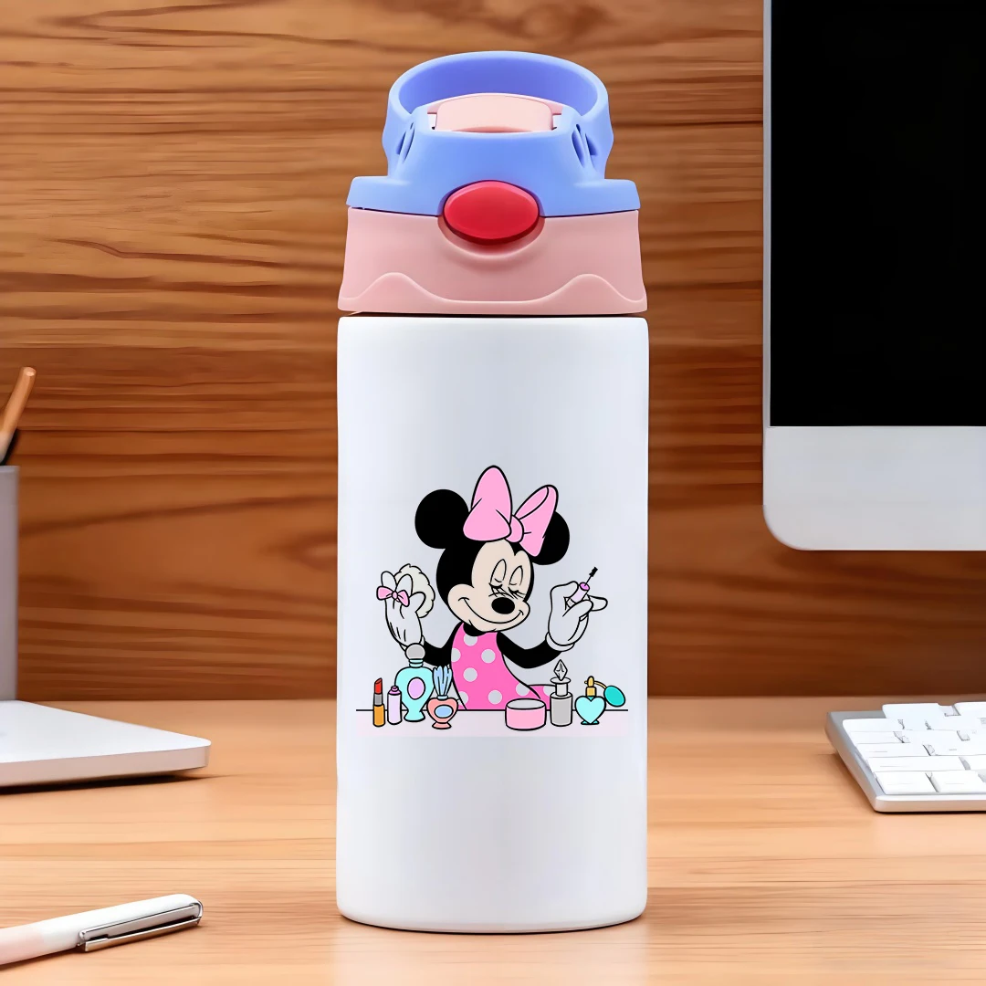 Disney cartoon Minnie Mouse pink bow cosmetic set desk drawing 304 stainless steel cartoon straw cup childrens water cup New Ye
Disney cartoon Minnie Mouse pink bow cosmetic set desk drawing 304 stainless steel cartoon straw cup childrens water cup New Ye