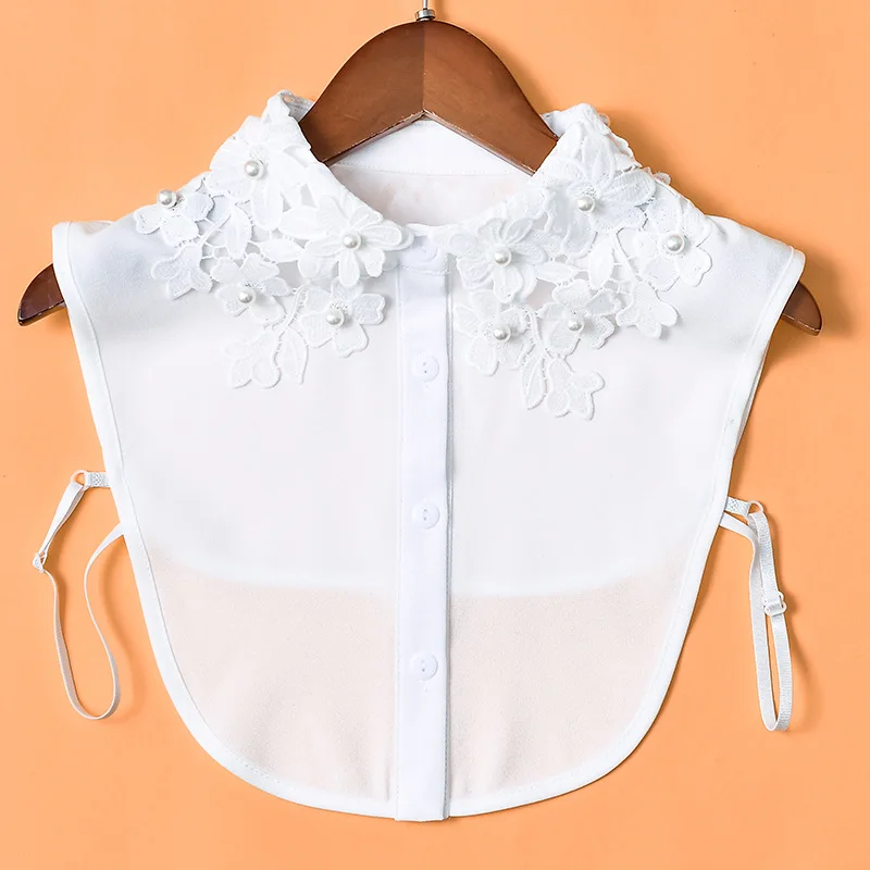 Hollow Fake Collar Lace Collar Blouse Collar Bottoming Decorative Collar Pearl Heavy Beading with Autumn and Winter Fake Collar
Hollow Fake Collar Lace Collar Blouse Collar Bottoming Decorative Collar Pearl Heavy Beading with Autumn and Winter Fake Collar