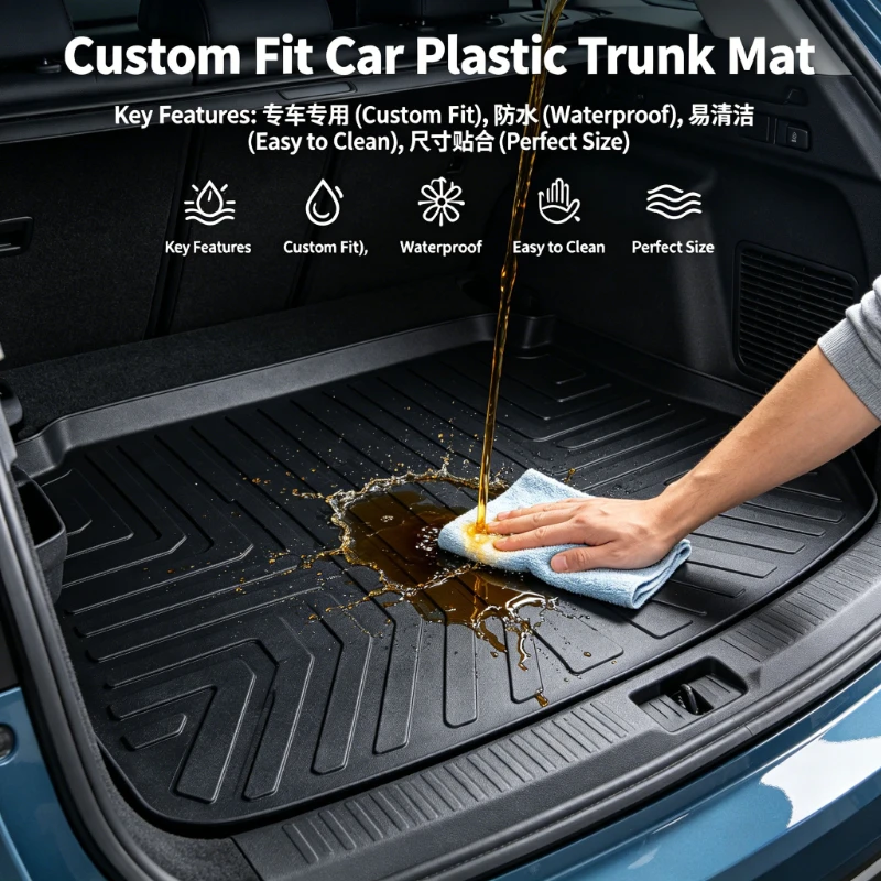 3D Cargo Liners Trunk Mat All Weather Cargo Liner Full Cover Front Rear Trunk Pads Protector For Jeep COMPASS 2017-2024
3D Cargo Liners Trunk Mat All Weather Cargo Liner Full Cover Front Rear Trunk Pads Protector For Jeep COMPASS 2017-2024