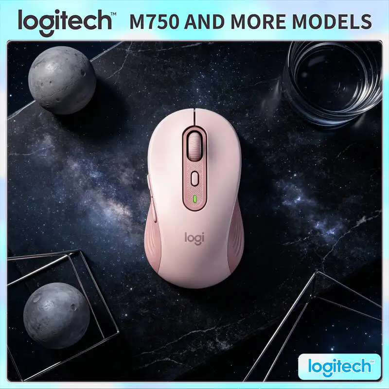 M750 Signature Mouse - 90% Click Noise Reduction Anti-Slip Comfort Grips 24-Month Battery PC Laptop Tablet Universal Compatible
M750 Signature Mouse - 90% Click Noise Reduction Anti-Slip Comfort Grips 24-Month Battery PC Laptop Tablet Universal Compatible