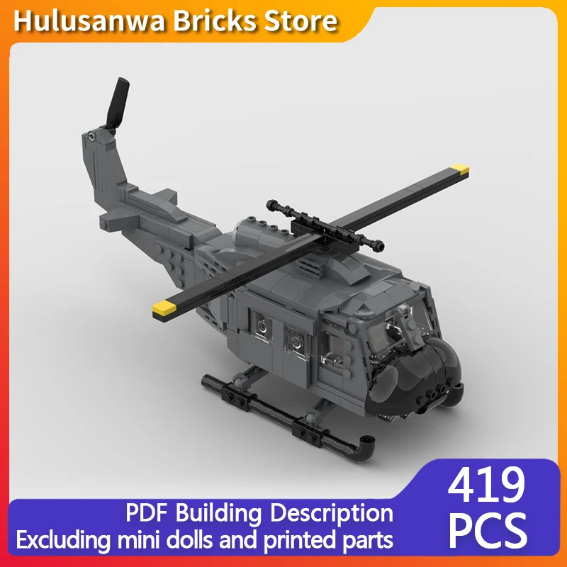 Модель военного вертолета UH-1, конструктор MOC, военная техника, модульные технологичные подарки, набор для сборки, детские игрушки, праздничный подарок
Модель военного вертолета UH-1, конструктор MOC, военная техника, модульные технологичные подарки, набор для сборки, детские игрушки, праздничный подарок