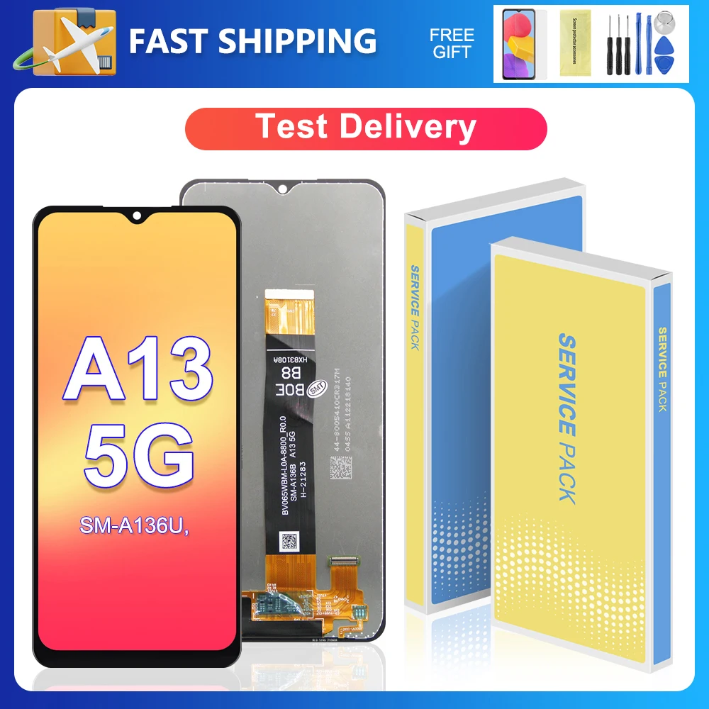 A13 5G For Samsung 6.5''For A136U A136U1 A136W A136B LCD Display Touch Screen Digitizer Assembly Replacement
A13 5G For Samsung 6.5''For A136U A136U1 A136W A136B LCD Display Touch Screen Digitizer Assembly Replacement