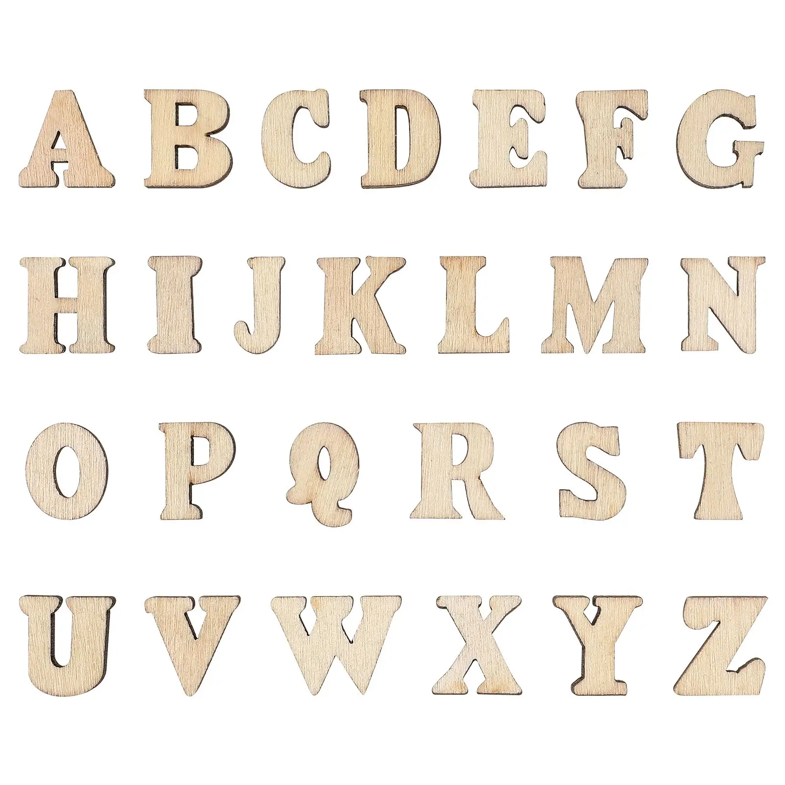 200 Pcs Craft Wood Cutout Blocks Blank Cutouts Letter Wooden Chip Unfinished Slice for Crafts Small Letters
200 Pcs Craft Wood Cutout Blocks Blank Cutouts Letter Wooden Chip Unfinished Slice for Crafts Small Letters