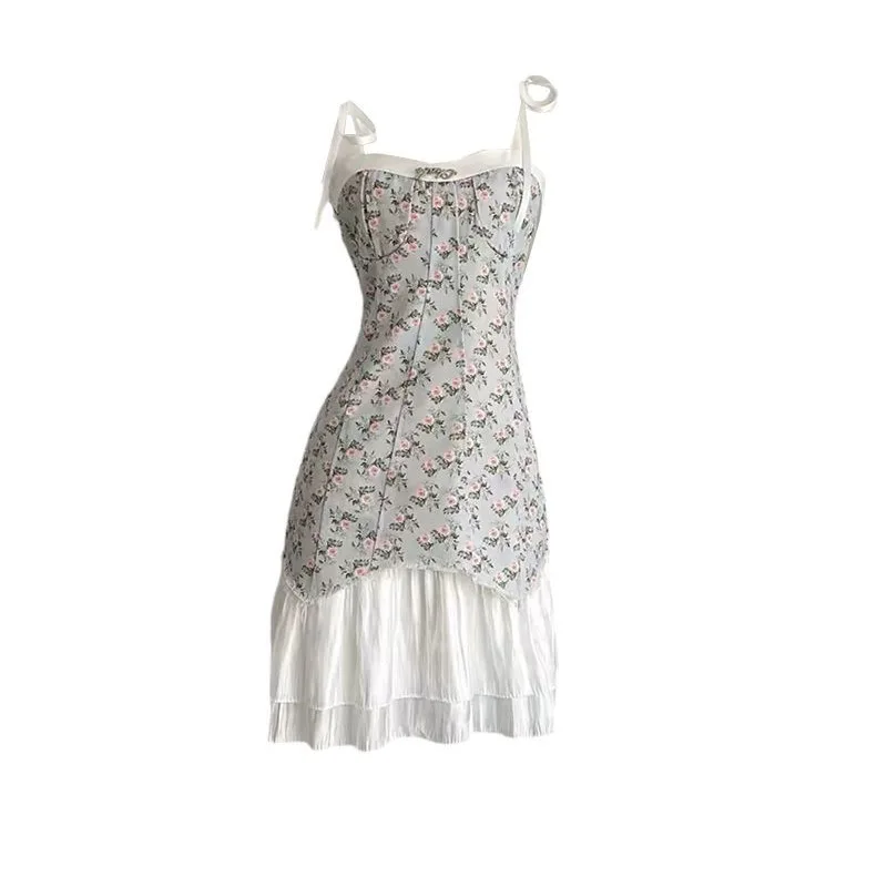 Floral Women's Dress Off Shoulder Printed A-line Pleated A-line Short Skirt Vintage Korean Fashion Casual Dresses Trendy Clothes
Floral Women's Dress Off Shoulder Printed A-line Pleated A-line Short Skirt Vintage Korean Fashion Casual Dresses Trendy Clothes