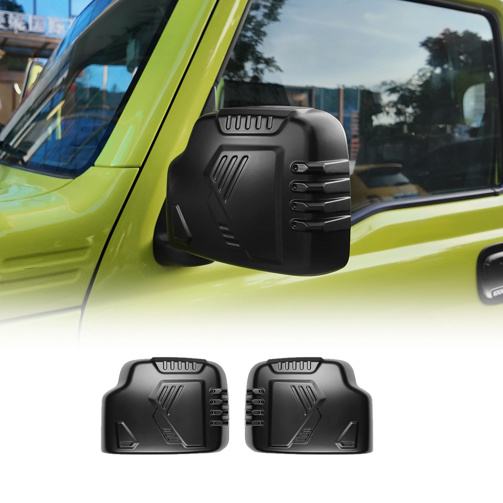 Для Suzuki Jimny JB64 JB74 2018 2019 2020 2021 2022 2023 2024 2025 матовая черная накладка на зеркало заднего вида автомобиля LHD RHD ABS 1 пара
Для Suzuki Jimny JB64 JB74 2018 2019 2020 2021 2022 2023 2024 2025 матовая черная накладка на зеркало заднего вида автомобиля LHD RHD ABS 1 пара