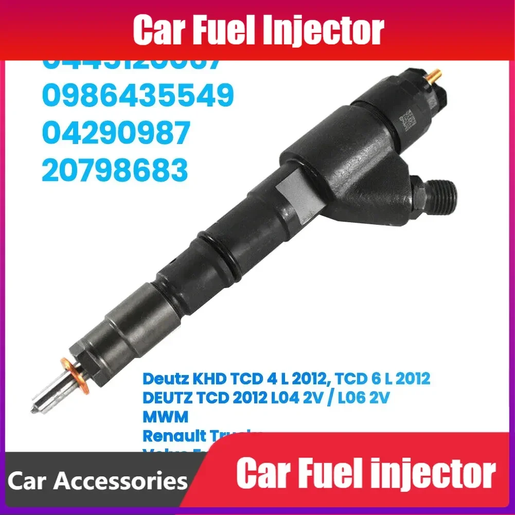 High Quality 0445120067 0986435549 7420798683 20798683 New Diesel Fuel Injector For VOLVO EC210 EC210B For Deutz KHD TCD
High Quality 0445120067 0986435549 7420798683 20798683 New Diesel Fuel Injector For VOLVO EC210 EC210B For Deutz KHD TCD