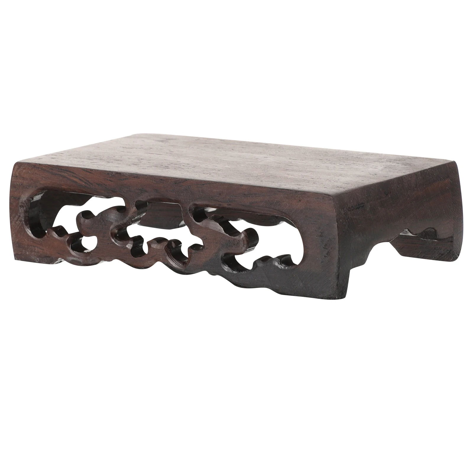 Red Wood Carving Base Black Catalpa Scroll Shape Long Rectangle Plant Stand for Bonsai Stone Display Office Decor Wooden Pot 
Red Wood Carving Base Black Catalpa Scroll Shape Long Rectangle Plant Stand for Bonsai Stone Display Office Decor Wooden Pot