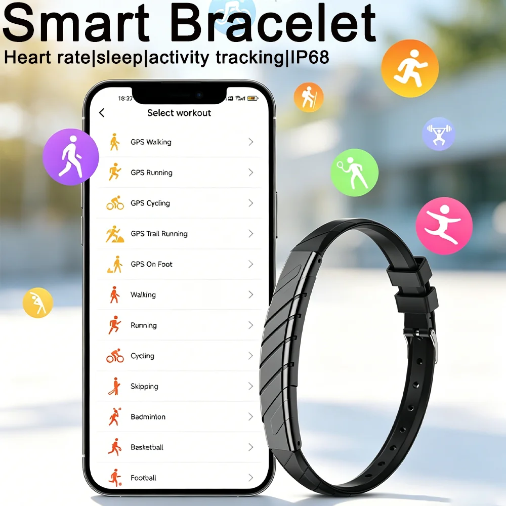 2026 New Smart Bracelet Unisex, Sports & Fashion Style, Daily Matching, Health Monitoring, Sleep Monitoring, Holiday Gift Slimly
2026 New Smart Bracelet Unisex, Sports & Fashion Style, Daily Matching, Health Monitoring, Sleep Monitoring, Holiday Gift Slimly
