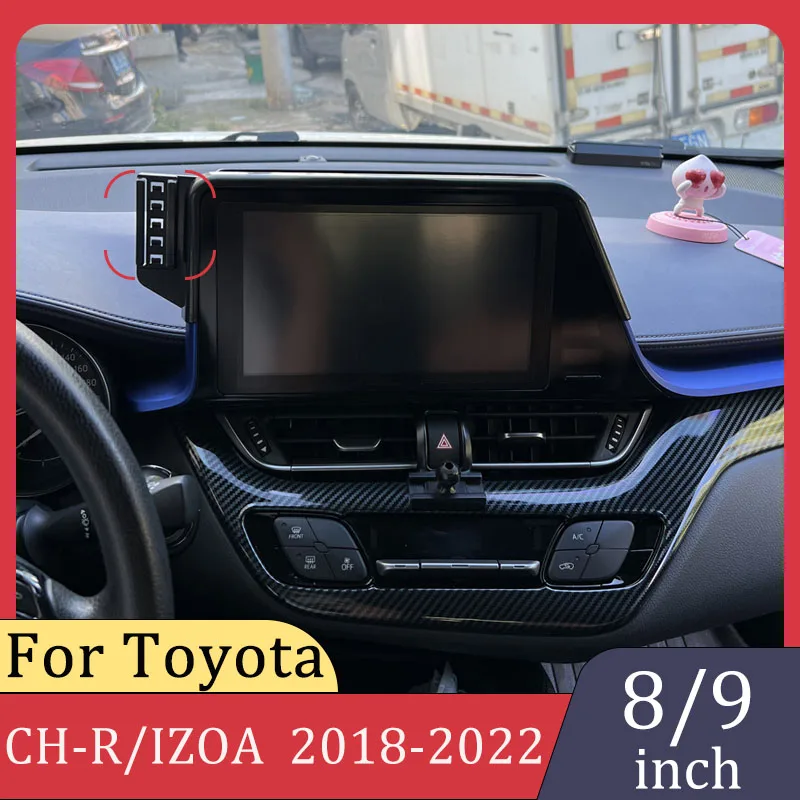 For Toyota CH-R IZOA 2018-2022 Car Mobile GPS Navigation Bracket Wireless Charger Central Control Screen 8/9 Inch Fixed Base
For Toyota CH-R IZOA 2018-2022 Car Mobile GPS Navigation Bracket Wireless Charger Central Control Screen 8/9 Inch Fixed Base