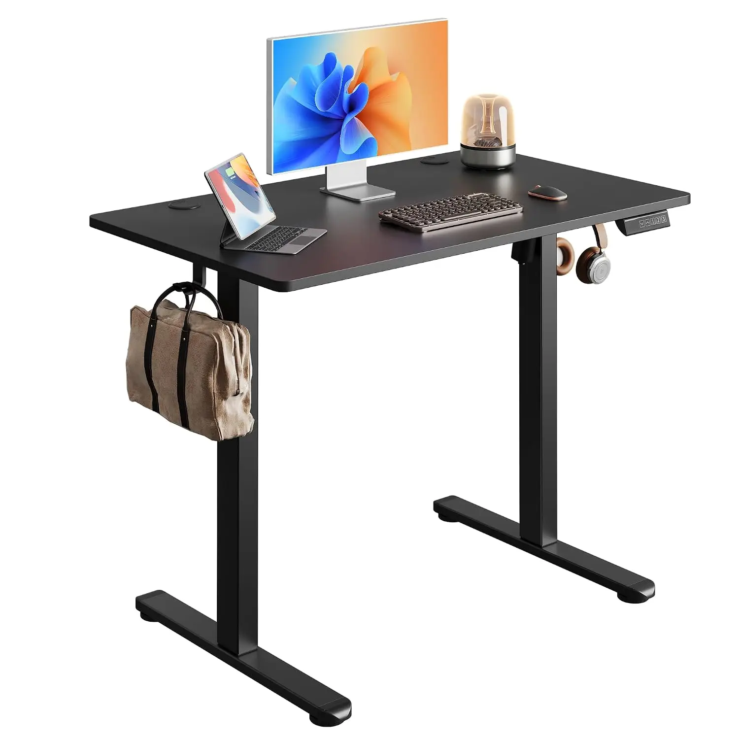 40 Inch Electric Standing Desk, 3 Adjustable Computer Desk for Home Office, Ergonomic Sit to Stand Desk with LED, Custom
40 Inch Electric Standing Desk, 3 Adjustable Computer Desk for Home Office, Ergonomic Sit to Stand Desk with LED, Custom